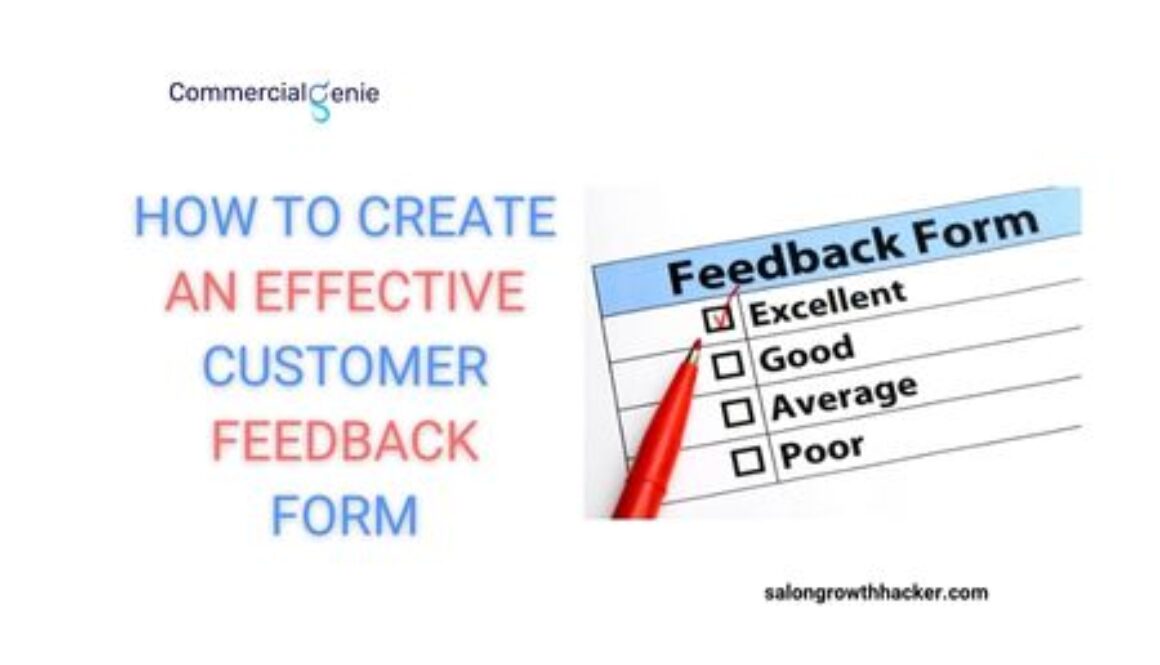 effective customer feedback form